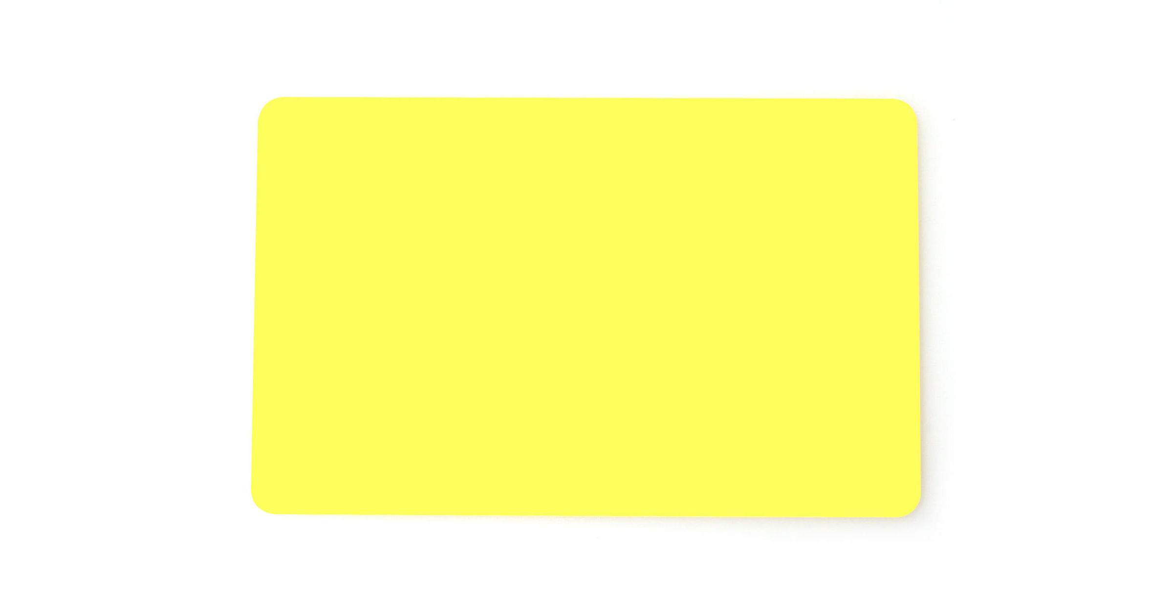 Yellow Coloured Cards 100 Pack