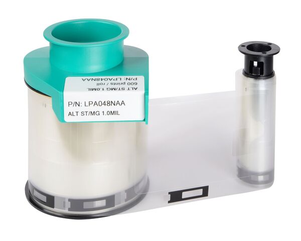 Evolis LPA048NAA 1.0mil Alternate Clear Patch Smart/Mag Cut Ribbon (600 Prints)