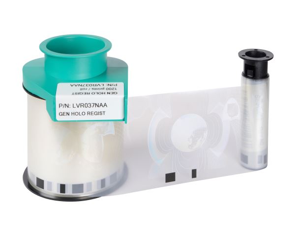 Evolis LVR037NAA hologram varnish ribbon (1200 prints)