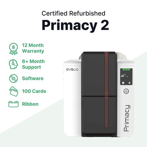 Evolis Primacy 2 Expert Dual Sided Refurbished ID Printer