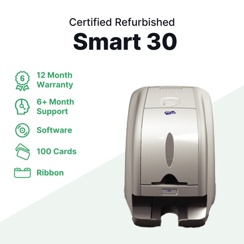 Smart 30 Single Sided Refurbished ID Card Printer