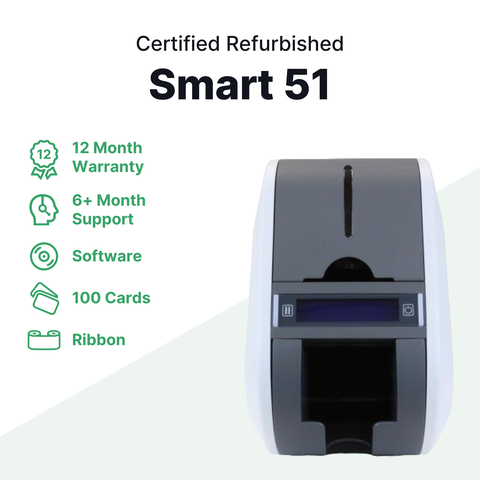 Smart 51 Dual Sided Refurbished ID Card Printer
