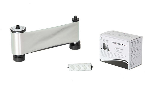 Smart 650681 Metallic Silver Ribbon - 1200 Prints