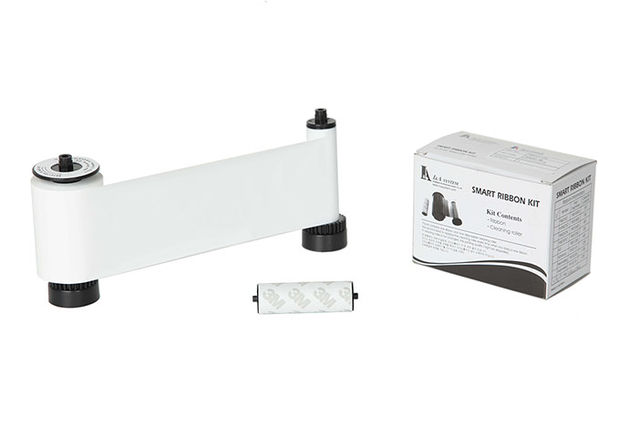 Smart 650663 White Ribbon - 1200 Prints