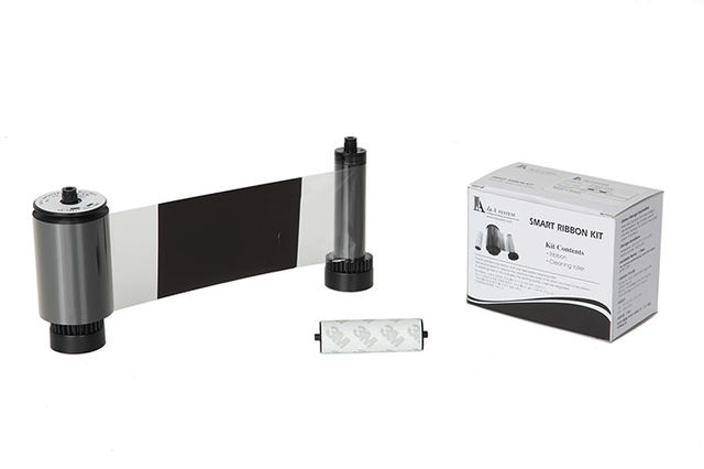 Smart 650655 Black Ribbon & Overlay -  600 Prints