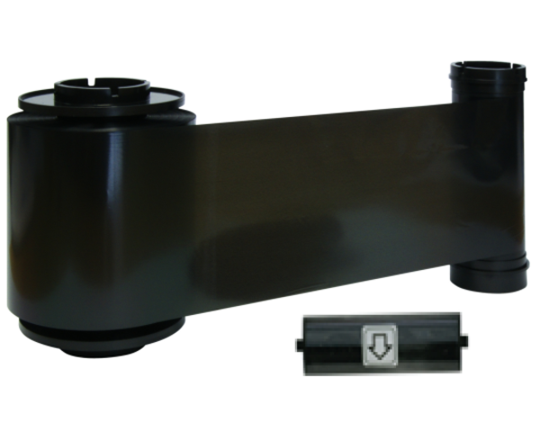 Smart 659115 Black Mono Resin Ribbon - 3000 Prints