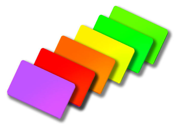 Coloured Cards