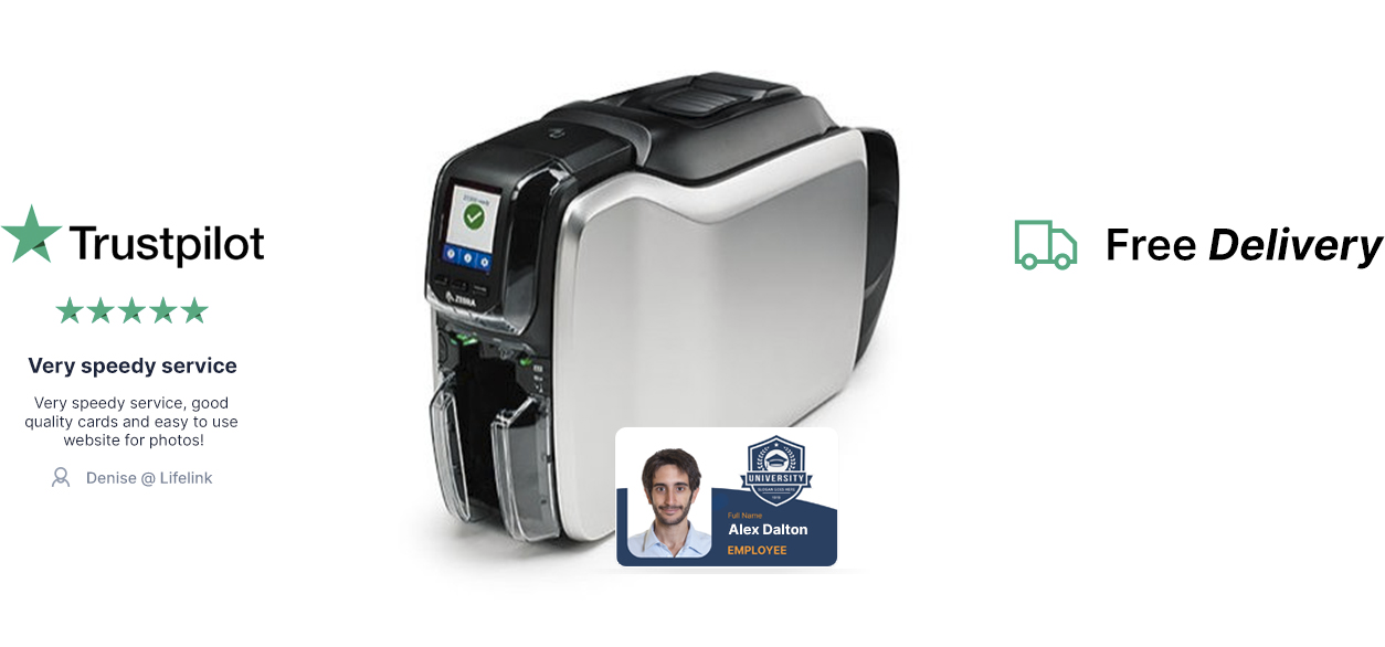 Zebra ZC300 ID Card Printer with