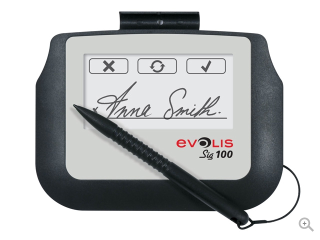 Evolis Sig100 Signature Monochrome Pad
