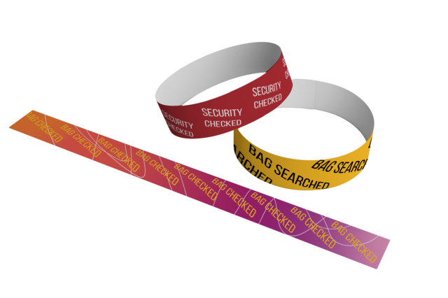 Bag Check Tyvek Bands