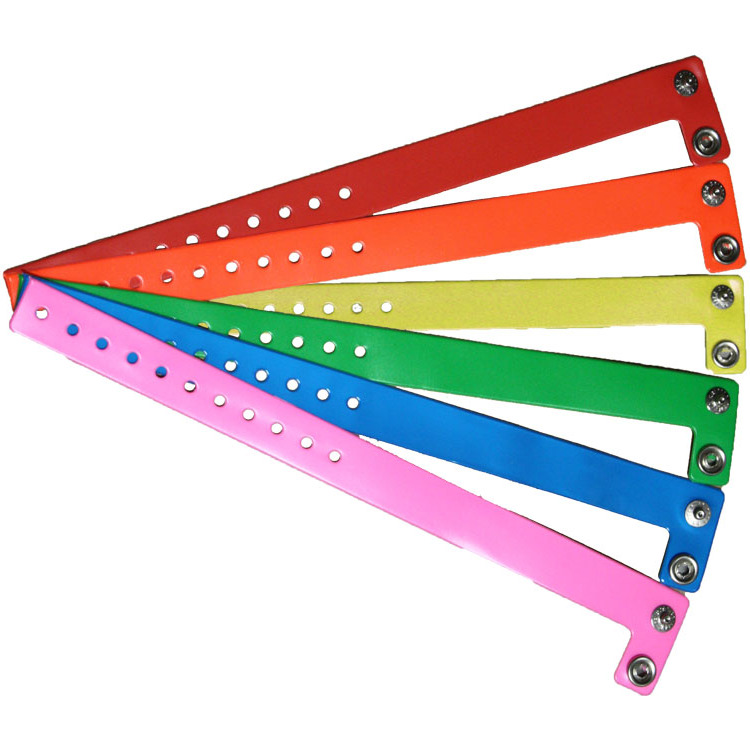 60 Assorted Plastic/Vinyl Wristbands For Events - Tyvek Style - Purple